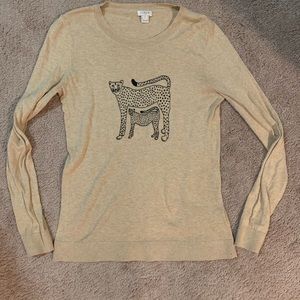 Momma and cub cheetah sweater